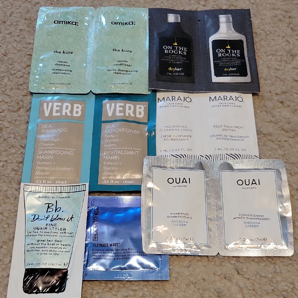 Variety of Hair Care Sample Pack